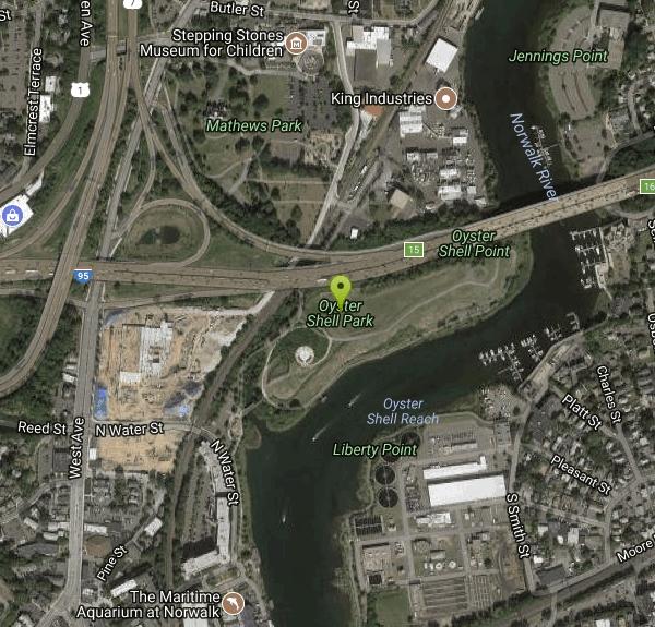 Oyster Shell Park Disc Golf near Norwalk, Connecticut Free Arenas