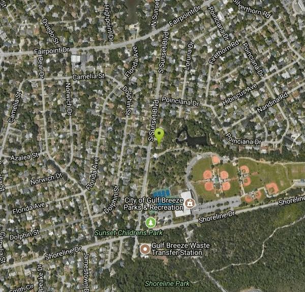 Sunset Disc Golf Course Disc Golf near Gulf Breeze, Florida Free Arenas