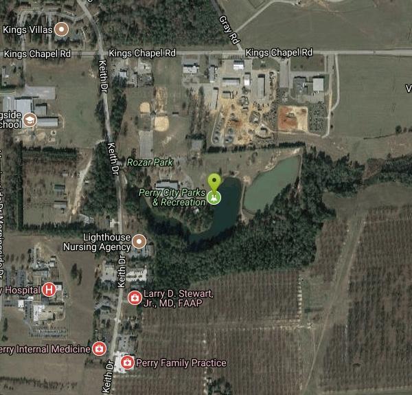 Rozar Park Disc Golf Course Disc Golf near Perry, Free Arenas