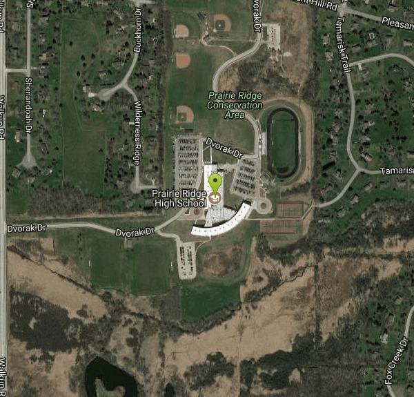 Prairie Ridge High School Disc Golf near Crystal Lake, Illinois