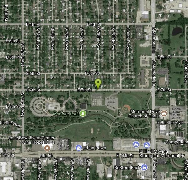 McClure Park Disc Golf near Tulsa, Oklahoma Free Arenas