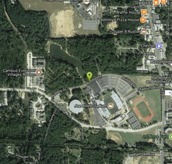 Hideaway Park Disc Golf near Ruston, Louisiana Free Arenas