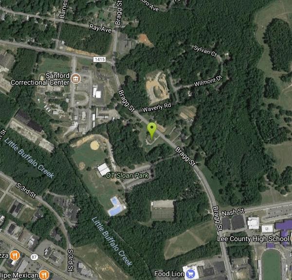 O. T. Sloan Park Disc Golf near Sanford, North Carolina Free Arenas