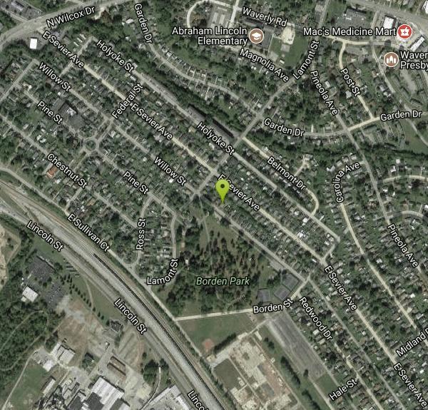 Borden Park Disc Golf near Kingsport, Tennessee Free Arenas