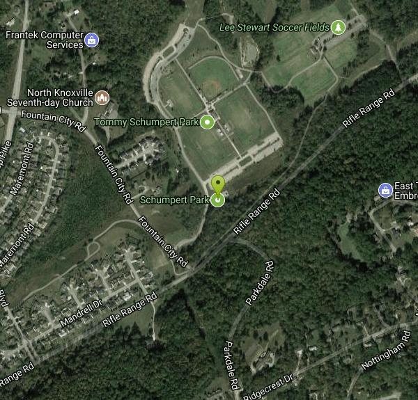 Tommy Schumpert Park Disc Golf near Knoxville, Tennessee Free Arenas