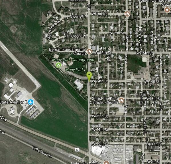 Cozad Muny Park Disc Golf Course Disc Golf near Cozad, Nebraska