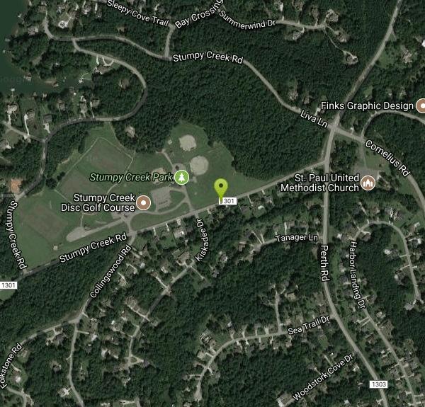 Stumpy Creek Disc Golf near Mooresville, North Carolina Free Arenas