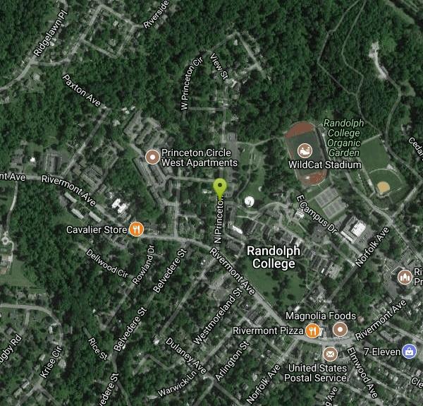 Randolph College Disc Golf Course Disc Golf near Lynchburg, Virginia