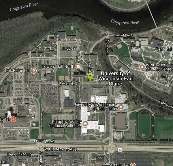 UWEC Campus 9 Disc Golf near Eau Claire, Wisconsin Free Arenas