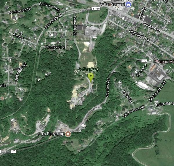 Collins Park Disc Golf Course Disc Golf Near Oak Hill West Virginia 