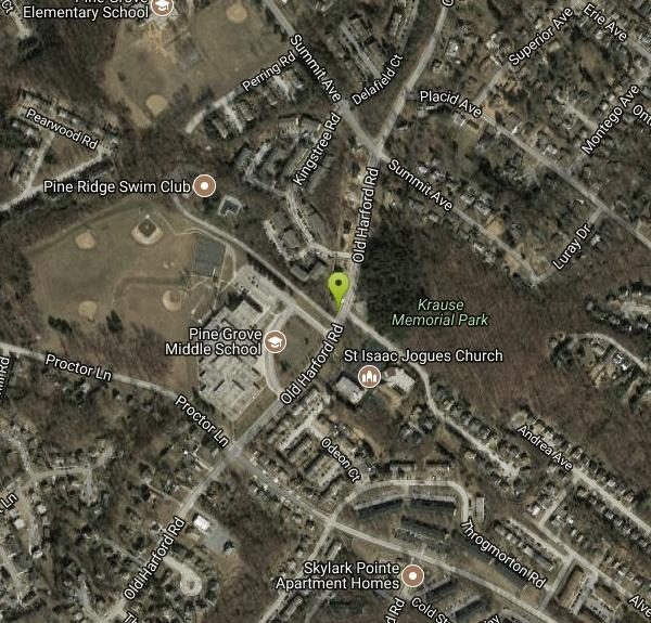 Pine Grove Middle School Disc Golf near Parkville, Maryland Free Arenas