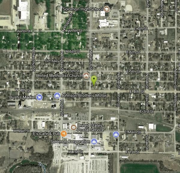 Solomon City Park Disc Golf near Solomon, Kansas Free Arenas