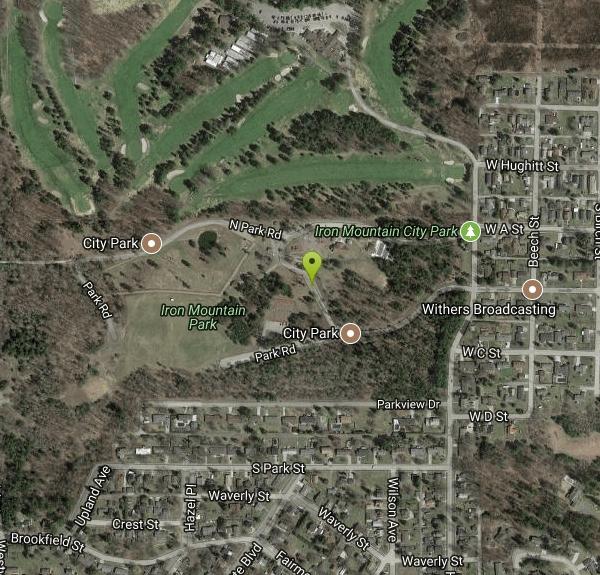 Iron Mountain City Park Disc Golf Course Disc Golf near Iron Mountain