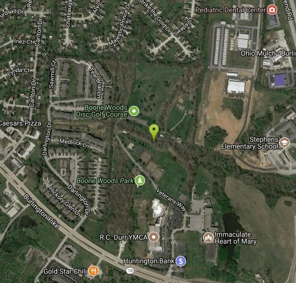 Boone Woods Park Disc Golf near Burlington, Kentucky Free Arenas