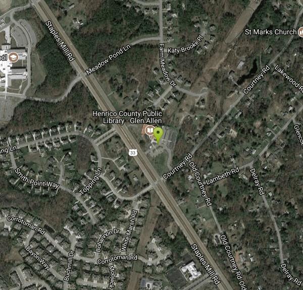 Dunncroft Castle Point Park Disc Golf near Glen Allen, Virginia