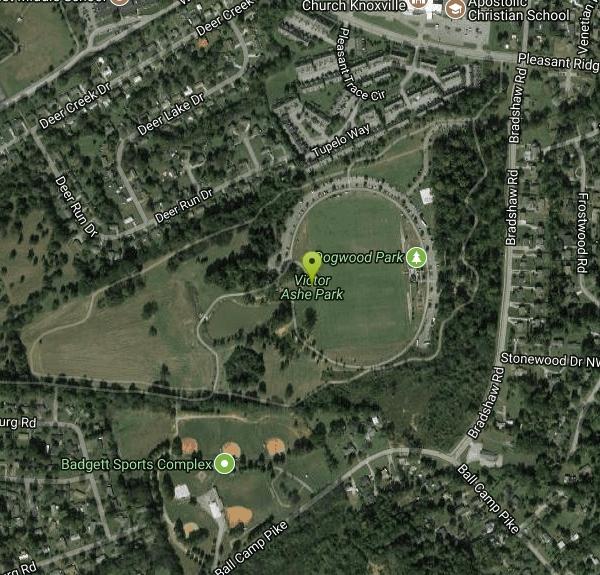 Victor Ashe Park Disc Golf near Knoxville, Tennessee Free Arenas