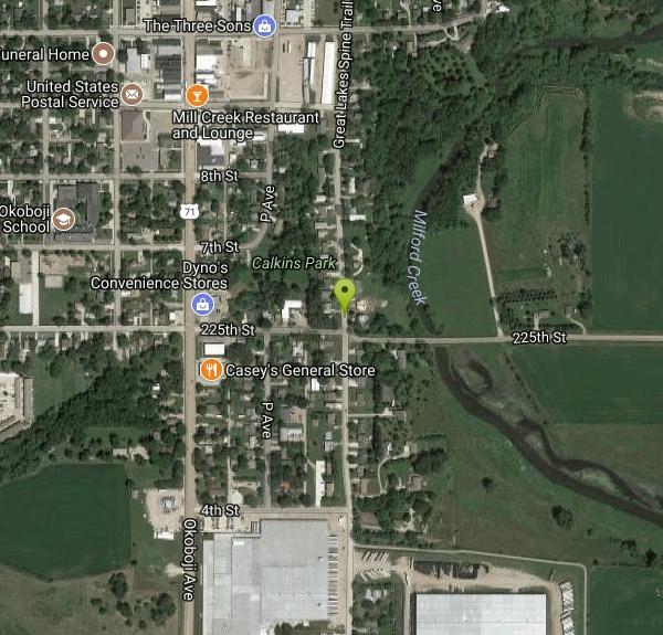 Calkins Park Disc Golf near Milford, Iowa Free Arenas