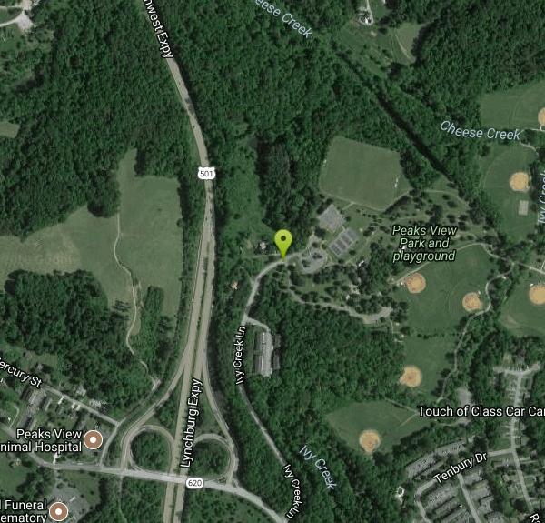 Peaks View Park Disc Golf near Lynchburg, Virginia Free Arenas