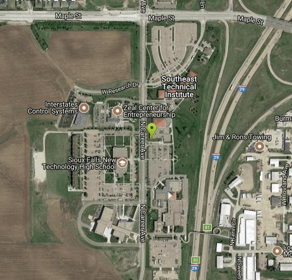 Southeast Tech. Institute Disc Golf near Sioux Falls, South Dakota