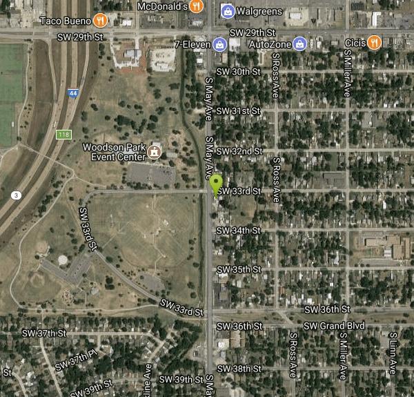 Woodson Park Disc Golf near Oklahoma City, Oklahoma Free Arenas