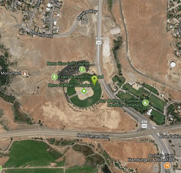 The Ranch at Rancho San Rafael Disc Golf near Reno, Nevada Free Arenas
