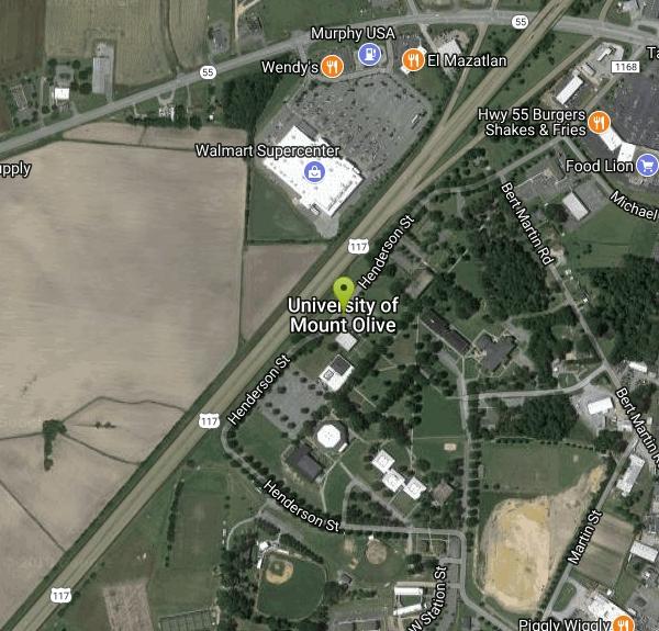 Mt. Olive College Disc Golf near Mount Olive, North Carolina Free