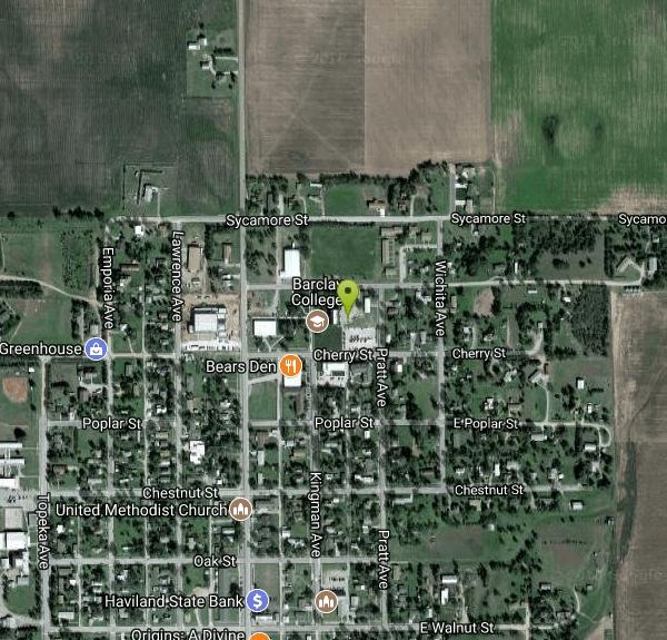 Barclay College Disc Golf near Haviland, Kansas Free Arenas