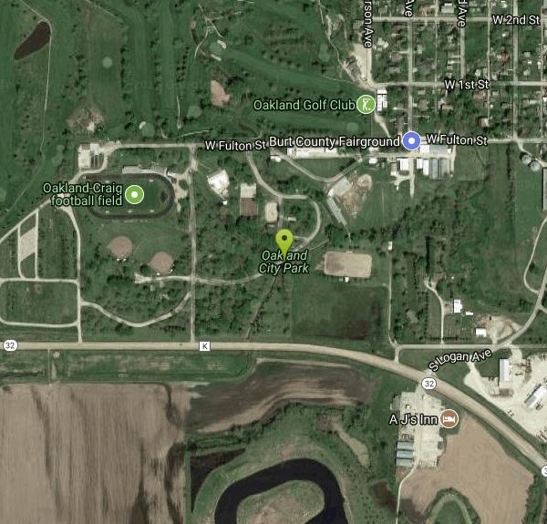 Oakland Disc Golf Course Disc Golf near Oakland, Nebraska Free Arenas