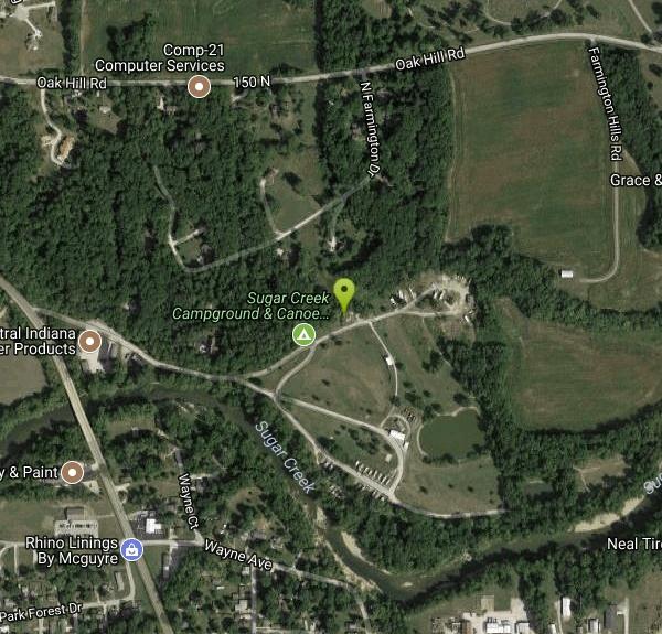 Sugar Creek Campground Disc Golf near Crawfordsville, Indiana Free
