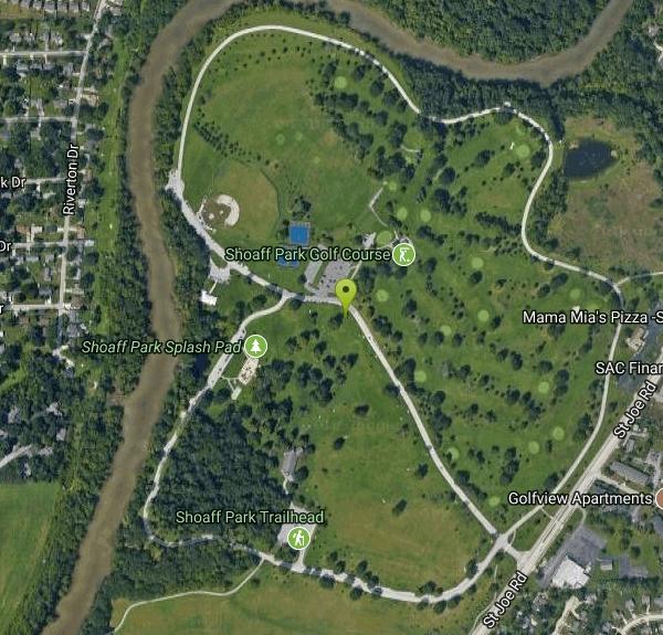 Shoaff Park Disc Golf near Fort Wayne, Indiana Free Arenas