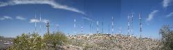 The summit broadcast towers of South Mountain courtesy of Garrett Wollman&nearr; (CC BY-SA 3.0&nearr;)