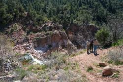 The trail ends at the old Fossil Creek Dam, which was decommissioned in 2005 to allow the creek to f courtesy of Deborah Lee Soltesz of USFS Coconino National Forest↗