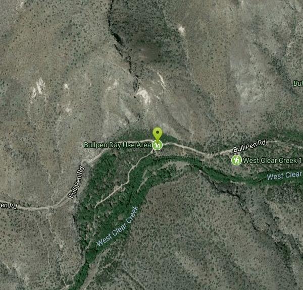 Bullpen Day Use Area Backpack, Dive, Hike, and Swim near Camp Verde