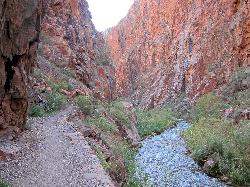 The North Kaibab Trail through The Box courtesy of Grand Canyon National Park&nearr; (CC BY 2.0&nearr;)