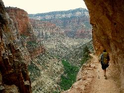 Descending the North Kaibab Trail courtesy of Grand Canyon NPS&nearr; (Public domain&nearr;)