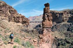 Along the Tonto Trail courtesy of Grand Canyon National Park&nearr; (CC BY 2.0&nearr;)