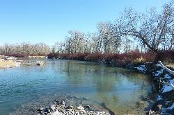 River looking East (upstream) courtesy of Ray Hannah&nearr;