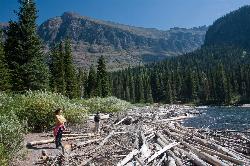 Upper Two Medicine Lake courtesy of Greg Willis from Denver, CO, usa&nearr; (CC BY-SA 2.0&nearr;)