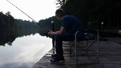 Fishing at the Lake by Sarah Whicker
