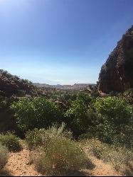 Hike at Red Reef trail near Hurricane, Utah. Maps, directions, and reviews. The Red Reef trail is located near the small town of Leeds, Utah and in the Red Cliffs Desert Reserve. It is a 2 mile trail that takes hikers near the... (image: View of the Red Cliffs Desert Reserve by Tyler Burgener)