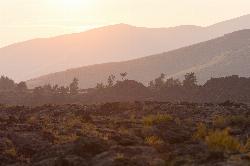 North Crater Flow at sunset courtesy of Craters of the Moon NPS&nearr; (Public Domain&nearr;)