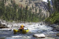 Scenery along the South Fork Salmon River courtesy of Northwest Rafting Company&nearr; (BY 2.0)
