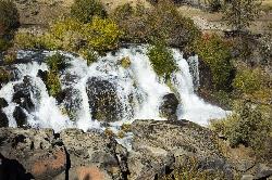 Autumn light on Cline Falls in the basalt canyon west of Redmond. courtesy of Bonnie Moreland&nearr; (CC0&nearr;)