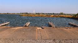 Boat ramps at the park, showing the low waterline typical of a dry year on this water supply reservo courtesy of Larry D. Moore&nearr; (CC BY 4.0&nearr;)