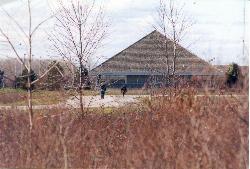 The Trautman Nature Center, which sits at the trailhead of the park's two-mile interpretive boardwal courtesy of Chris Light&nearr; (CC BY-SA 4.0&nearr;)
