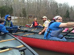 Canoeing on Goodwin Lake, which is limited to electric motors courtesy of vastateparksstaff&nearr; (CC BY 2.0&nearr;)