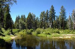 General Creek just upstream of where it empties into Lake Tahoe at the south end of the day-use beac courtesy of DimiTalen&nearr; (CC BY-SA 3.0&nearr;)