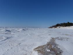 Looking north up the Lake Michigan shoreline from the park's beach. courtesy of John Winkelman&nearr; (CC BY 2.0&nearr;)