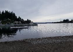 Looking west from the beach at Meydenbauer Bay Park toward the main body of Lake Washington courtesy of Mark Yasuda&nearr; (CC BY-SA 4.0&nearr;)