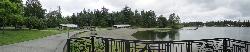 Panorama across Steel Lake from the park shoreline courtesy of Chris Light&nearr; (CC BY-SA 4.0&nearr;)